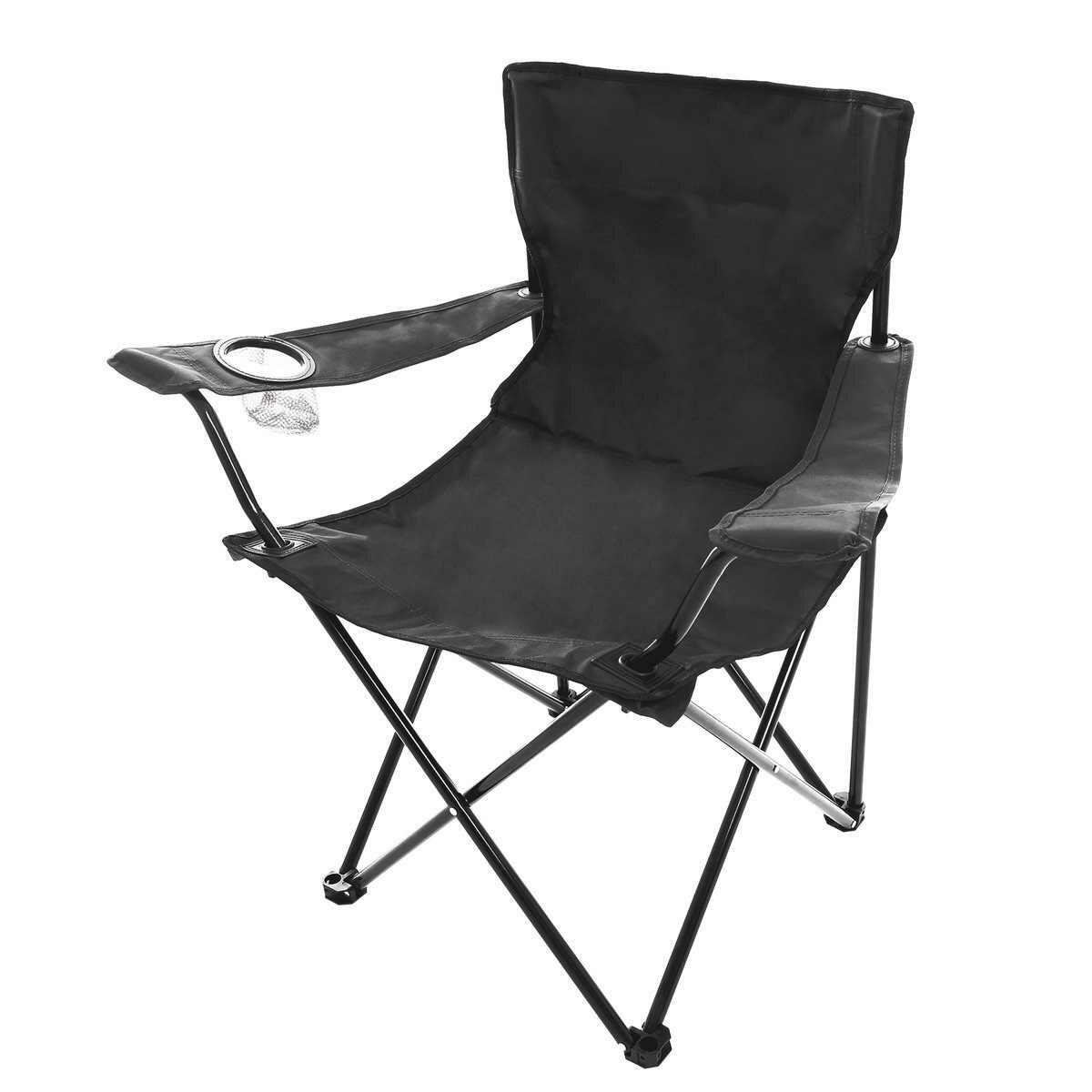 CADEIRA DOBRAVEL C/ APOIO BRACO PRETA