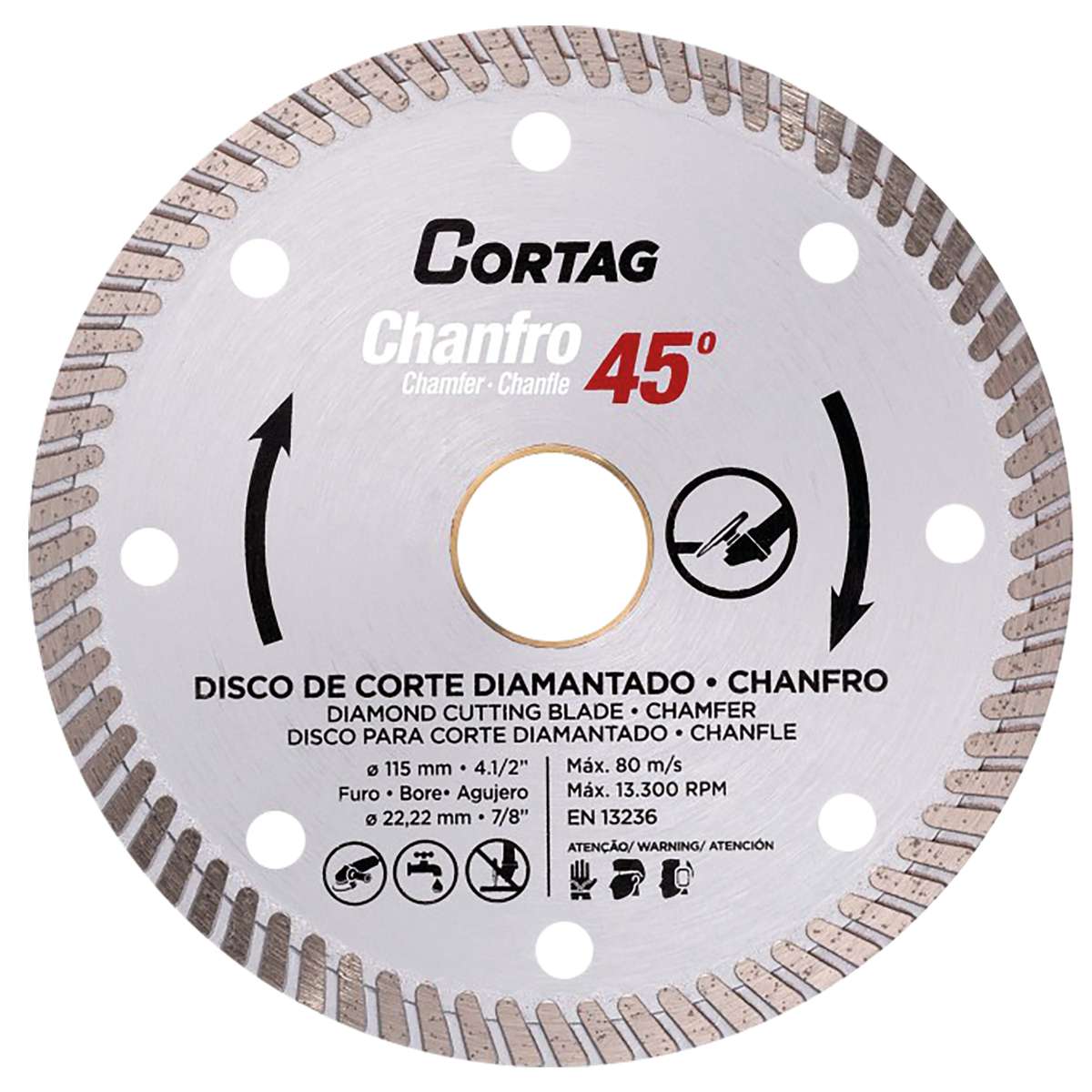 Disco Diamantado Turbo 200mm