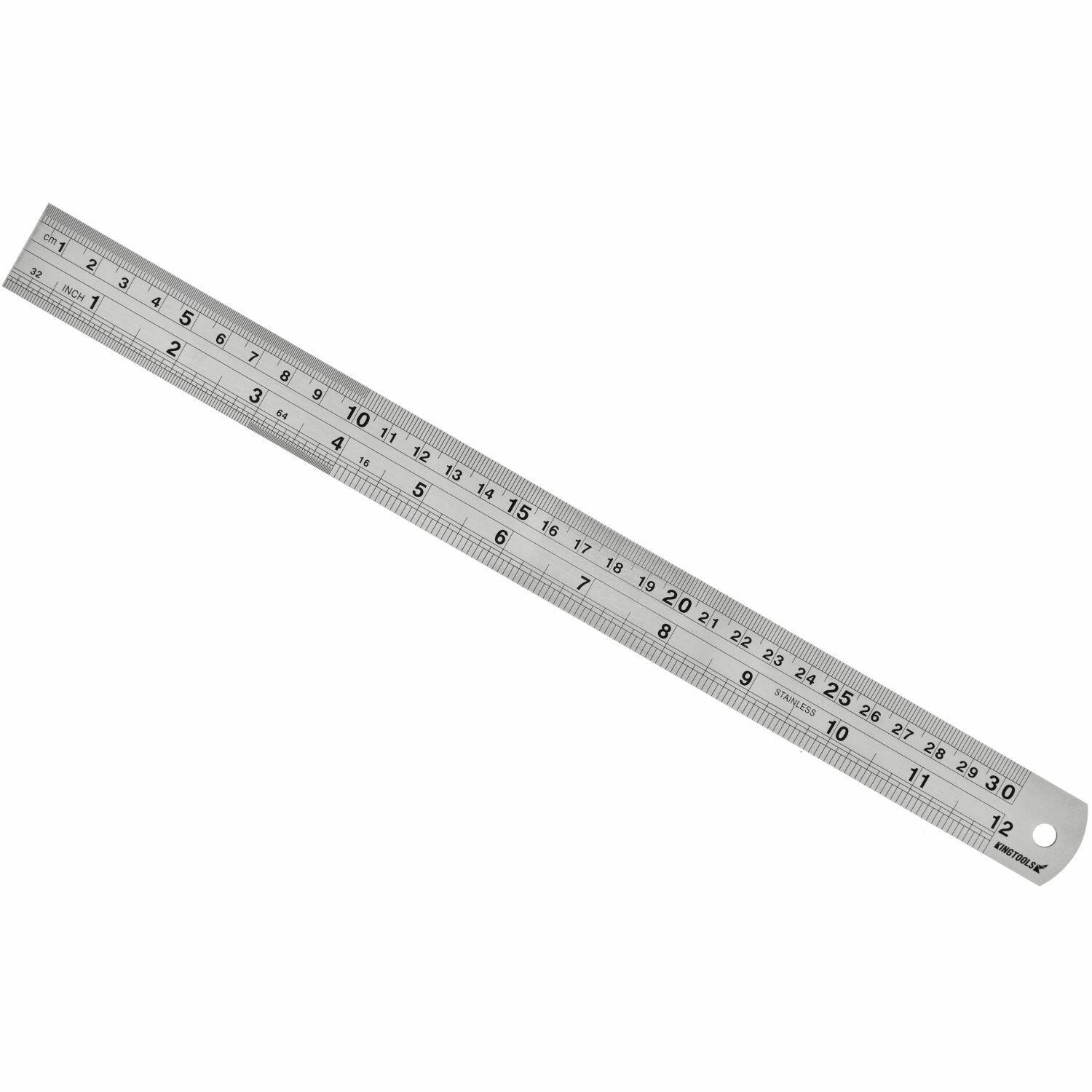 Régua/Escala De Aço Inoxidável 150mm 600.003 Kingtools - Graduação mm/in - Imagem 14