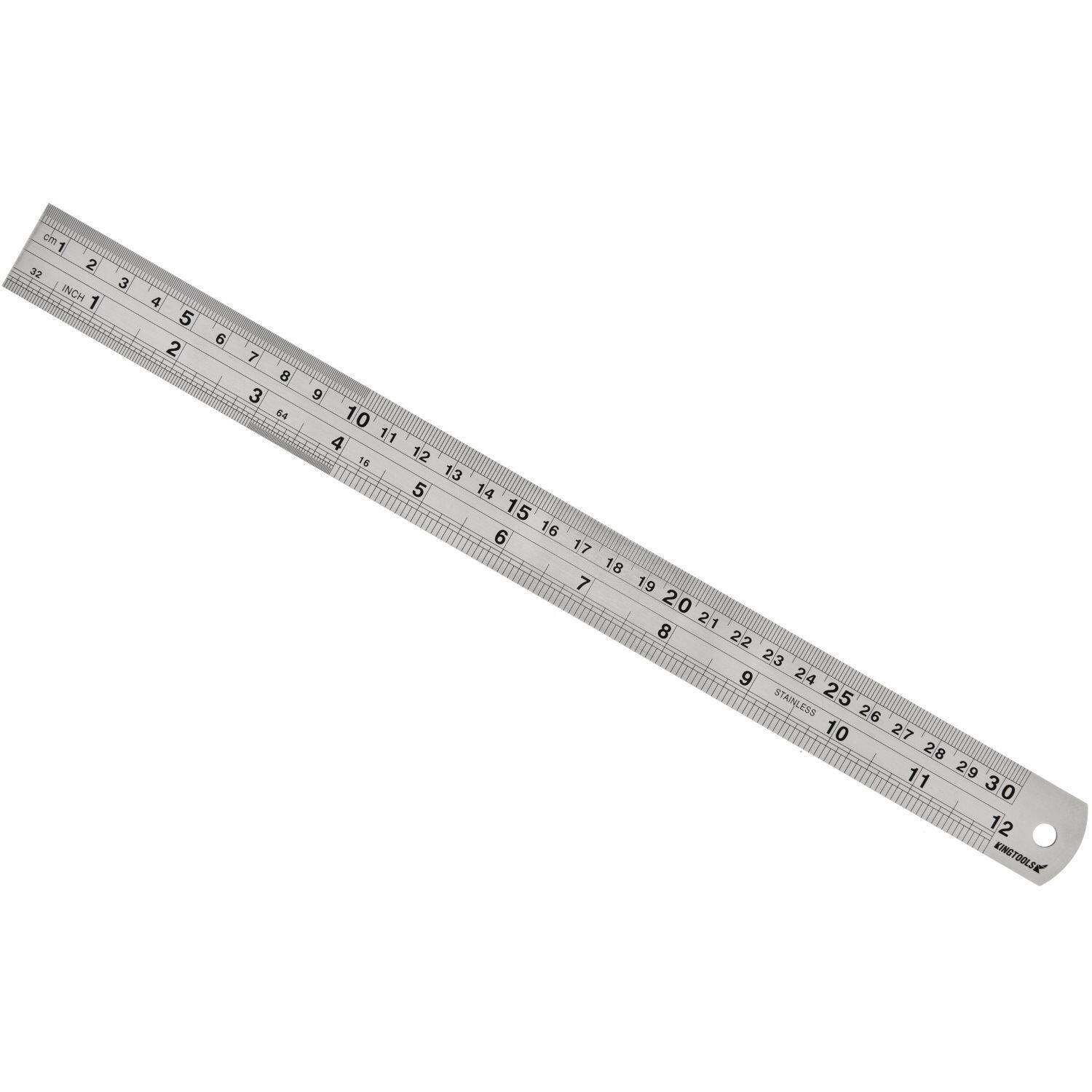 Régua/Escala De Aço Inoxidável 150mm 600.003 Kingtools - Graduação mm/in - Imagem 13