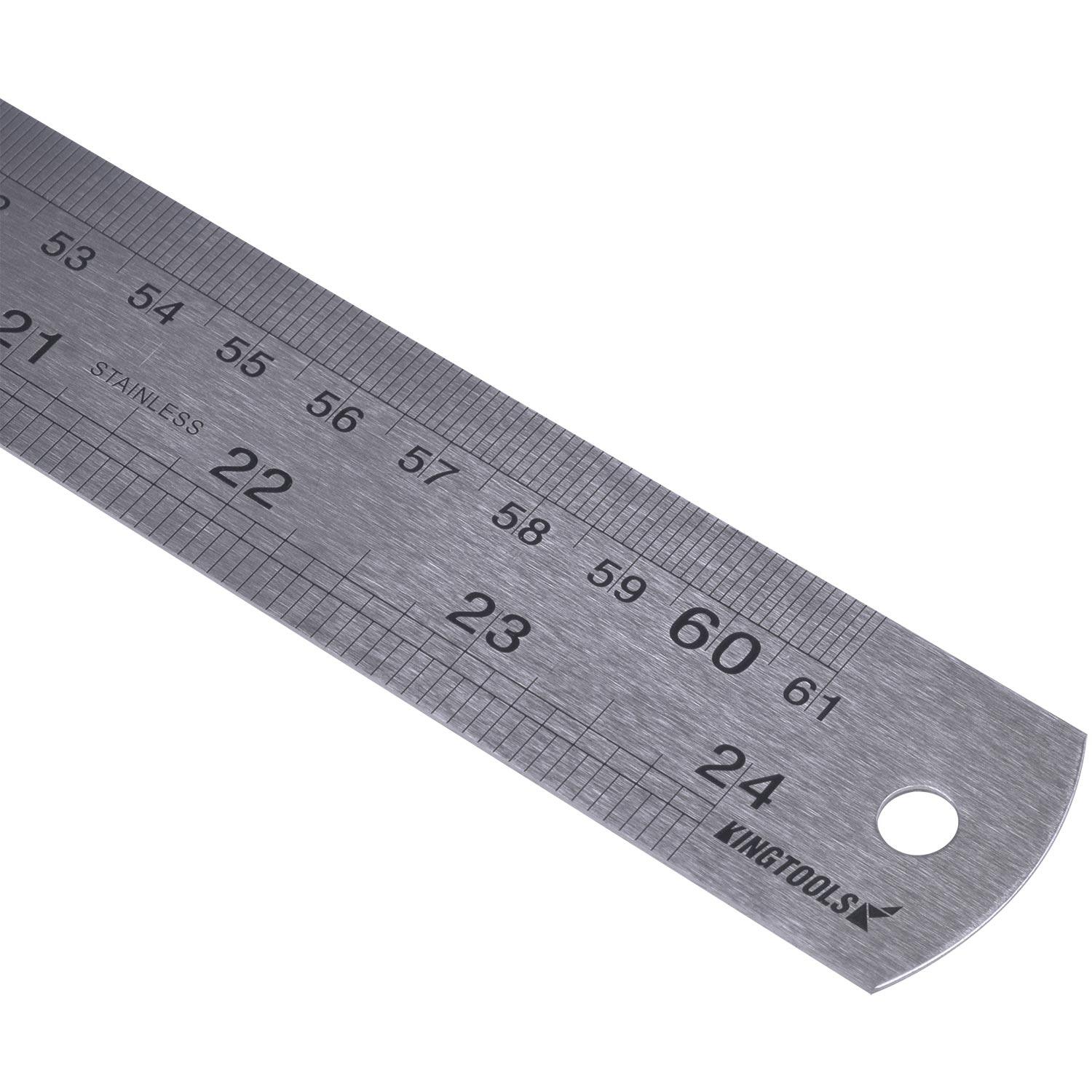 Régua/Escala De Aço Inoxidável 150mm 600.003 Kingtools - Graduação mm/in - Imagem 11