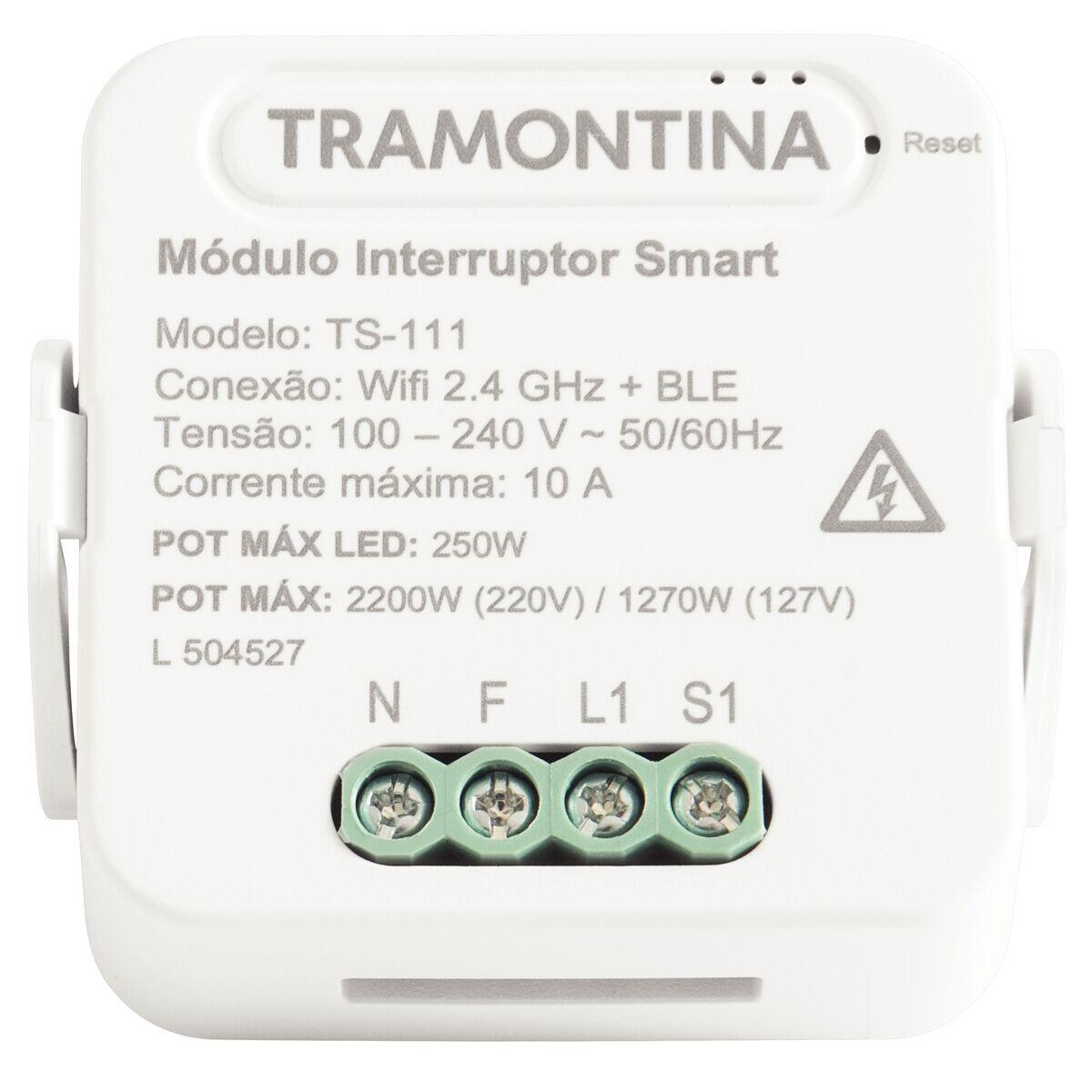 Modulo Interruptor 1 Ch Smart Tramontina - Imagem 2