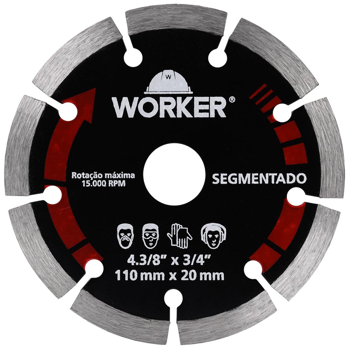 Disco Diamantado Segmentado Worker - Imagem 2
