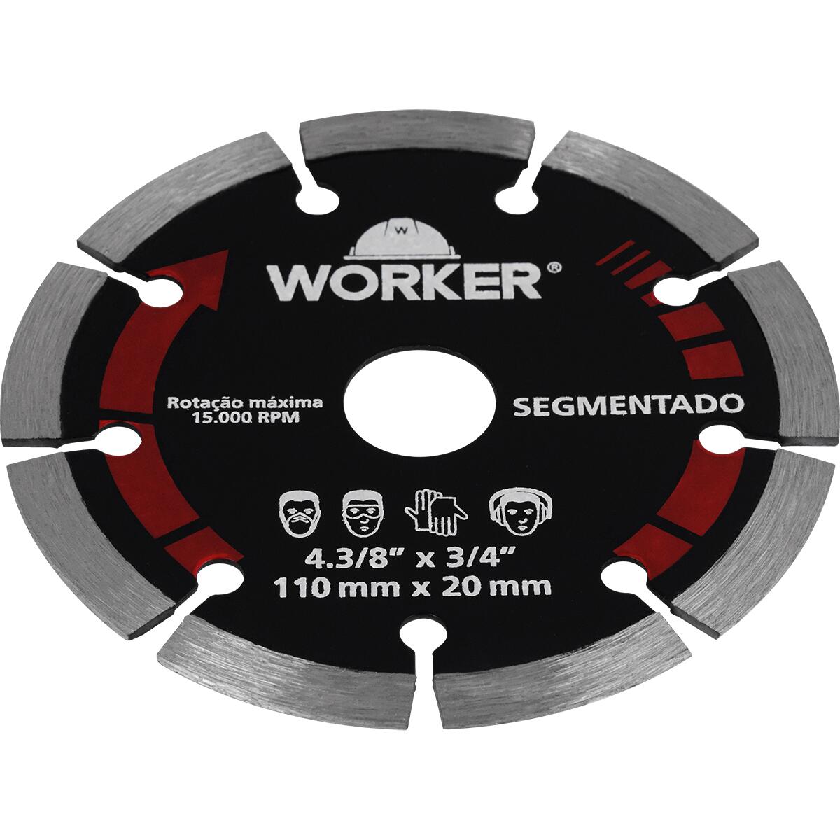 Disco Diamantado Segmentado Worker - Imagem 3