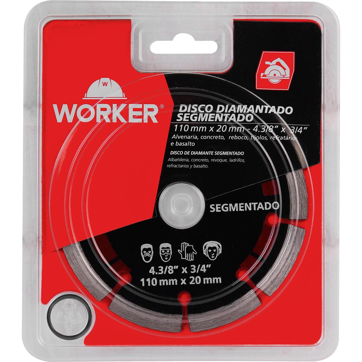 Disco Diamantado Segmentado Worker - Imagem 6