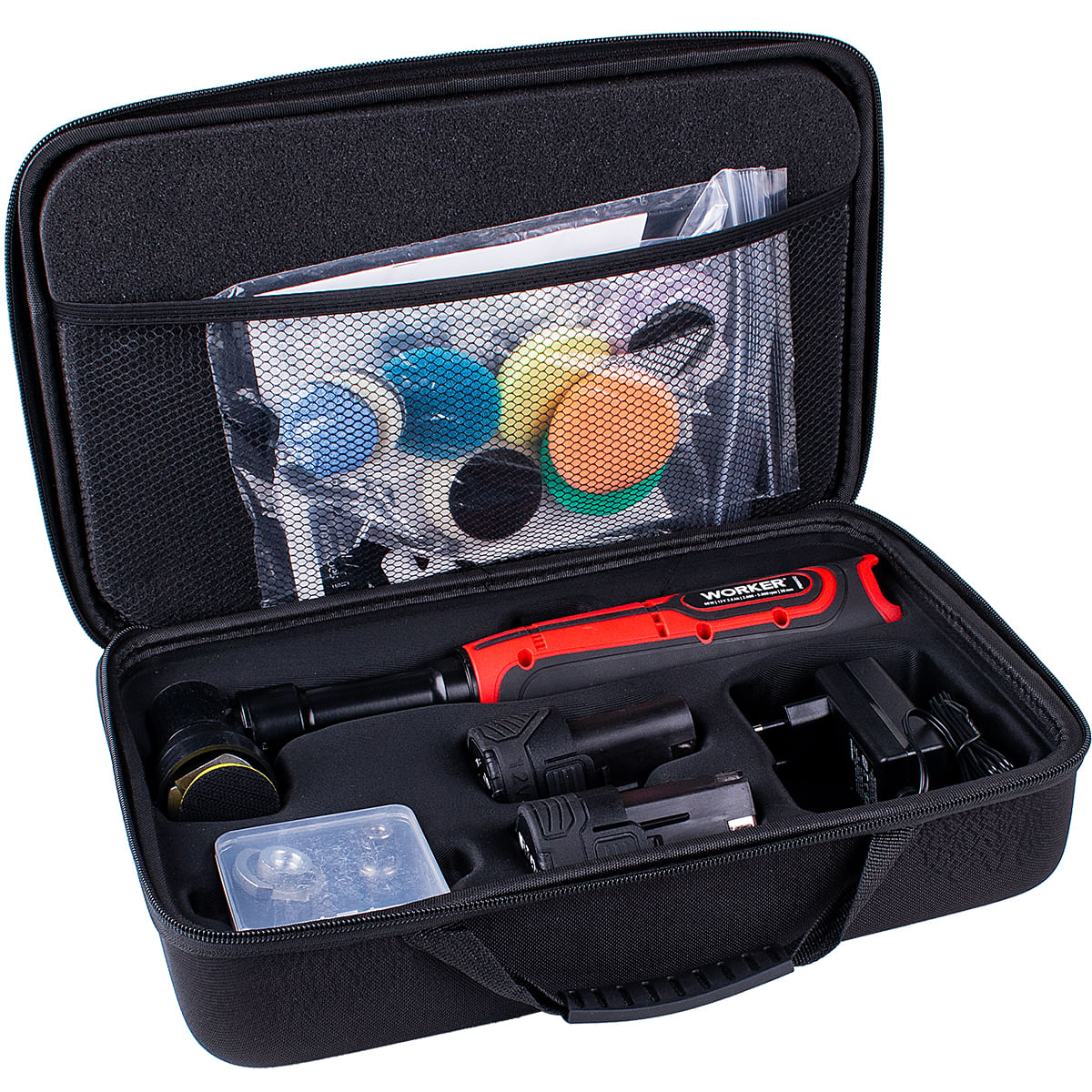 Politriz Roto-Orbital a Bateria 12V Worker - Imagem 4