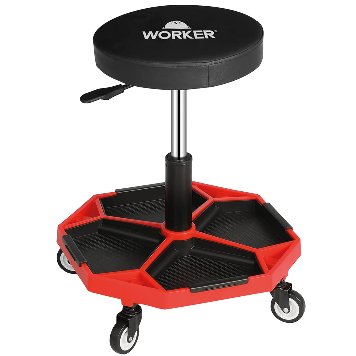 Banqueta Regulável 54cm para Mecânico Worker