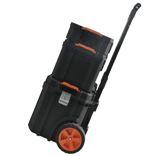 Caixa de Ferramentas Modular Plástica Com Carrinho 3 em 1 Tactix - Imagem 3