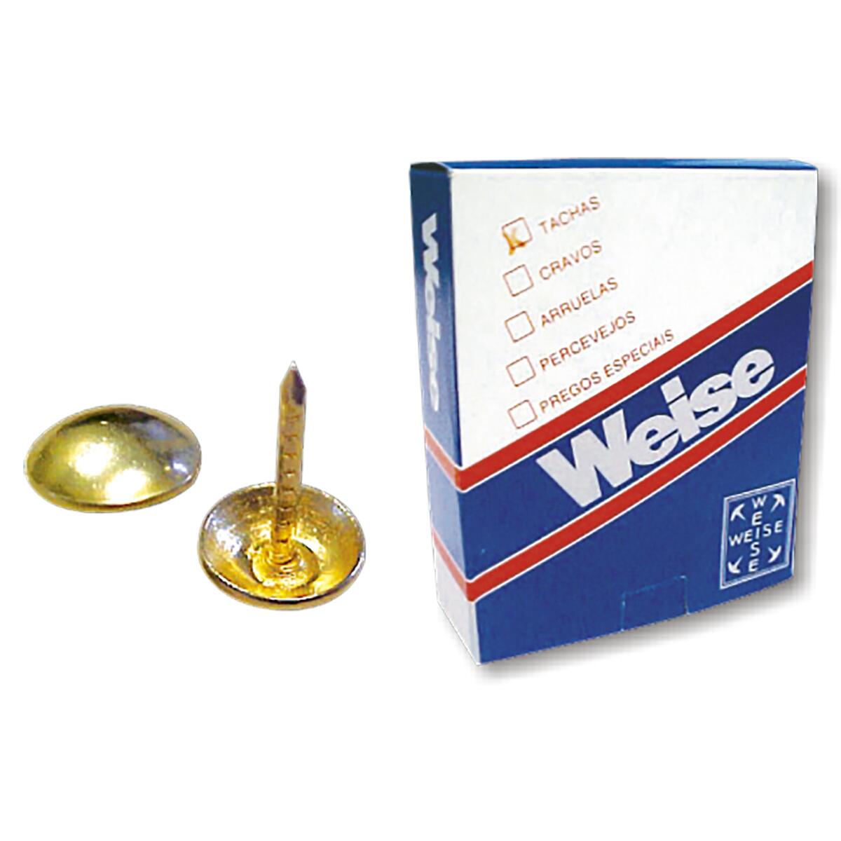 Tacha Ferro Latonado 10X16 Caixa com 100 Peças Prayon