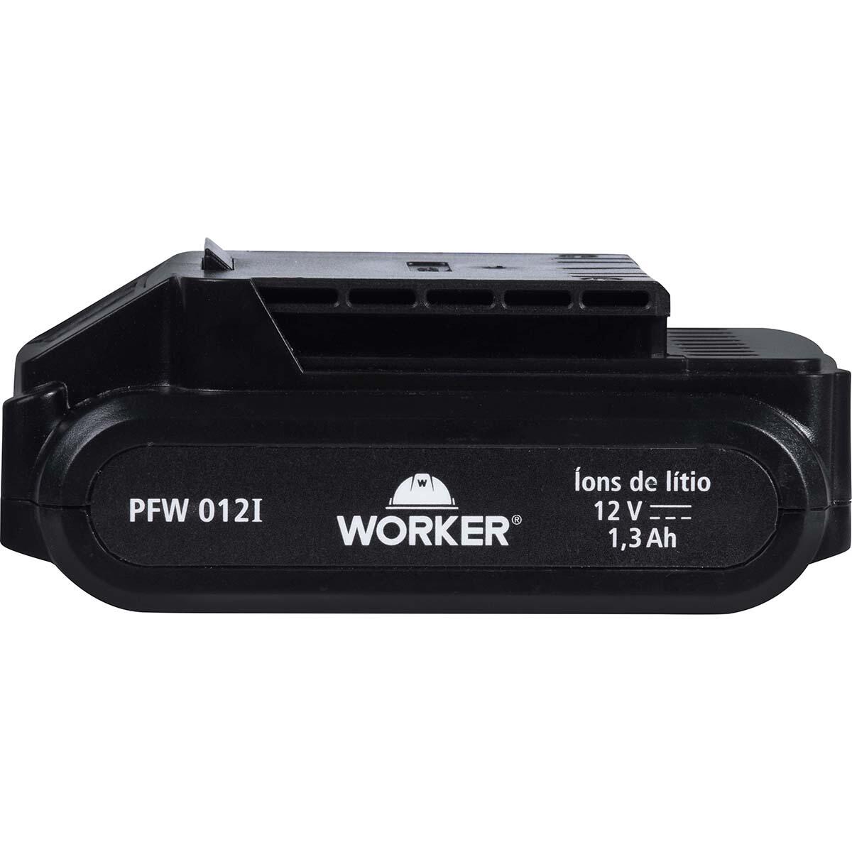 Bateria Íon de Lítio 12V 1,3 Ah Worker - Imagem 2