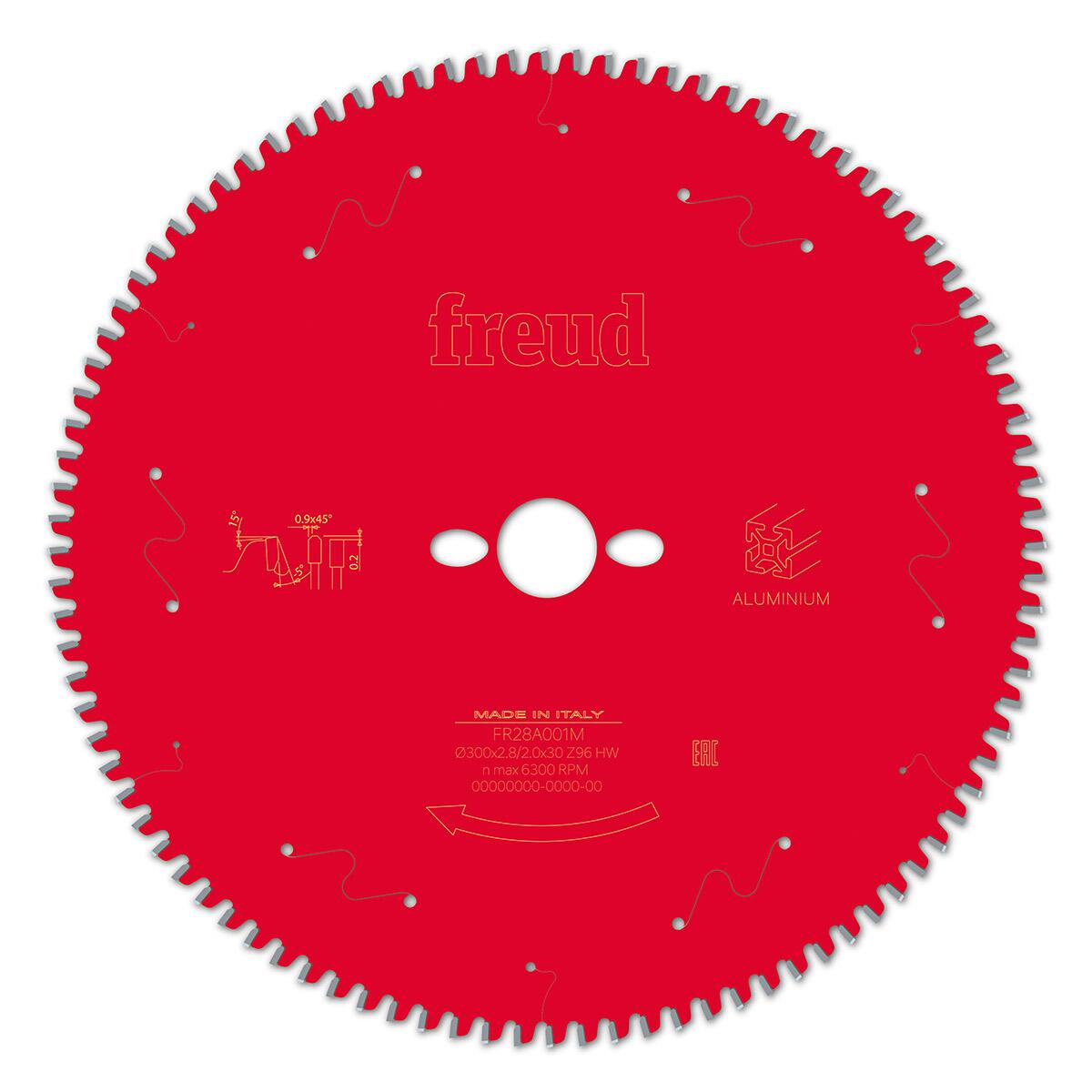 Disco de Serra 12" 96 Dentes para Alumínio FR28A001M Freud