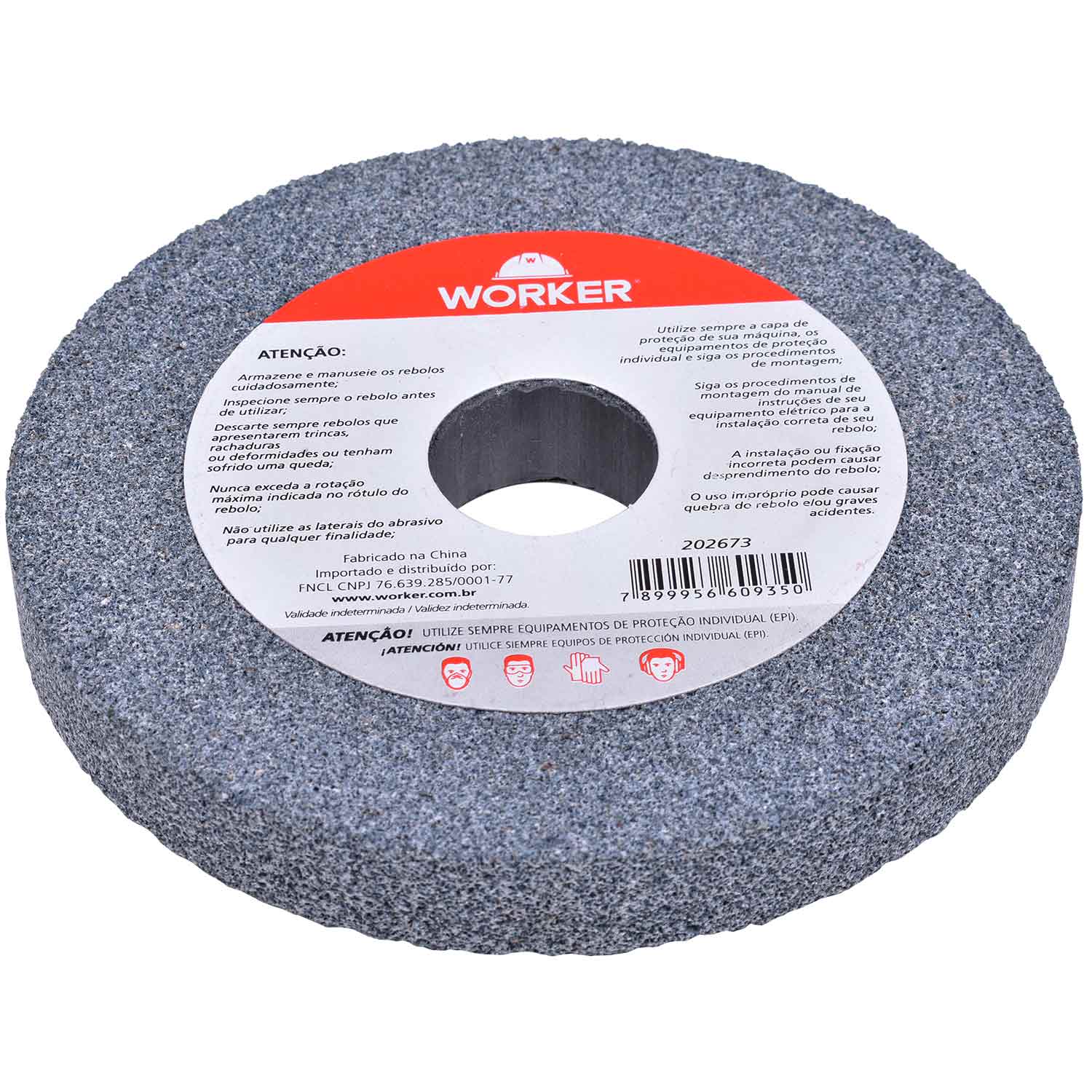 Rebolo Reto Uso Geral 6” x ¾” Worker - Imagem 4