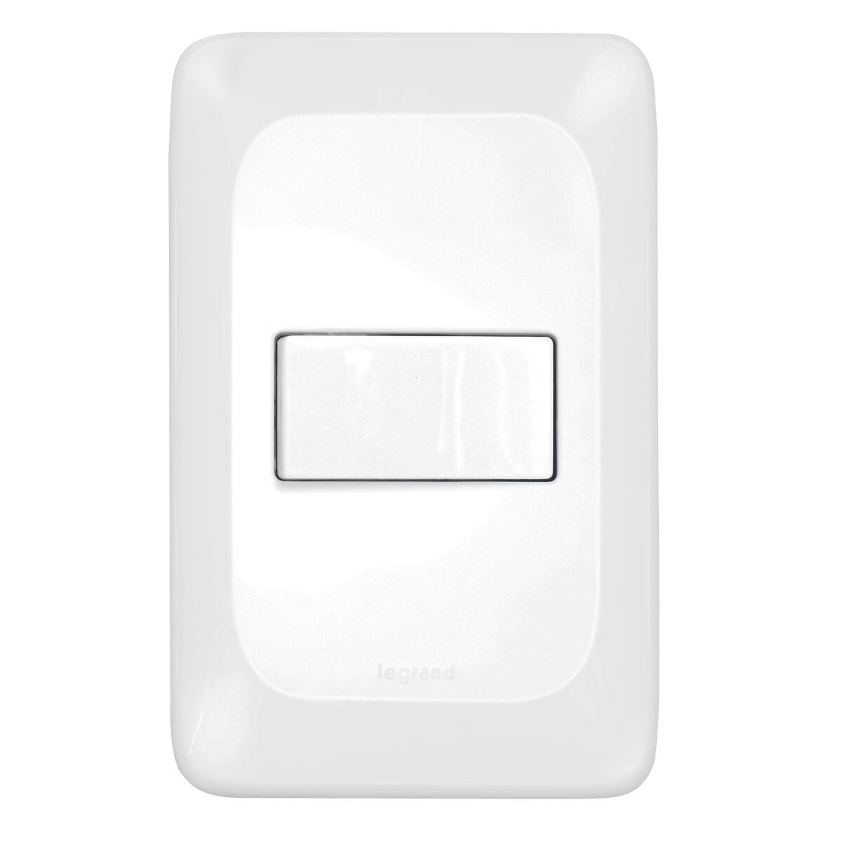 Conjunto Montado Interruptor 4x2 1TP - 10A Pial Pop