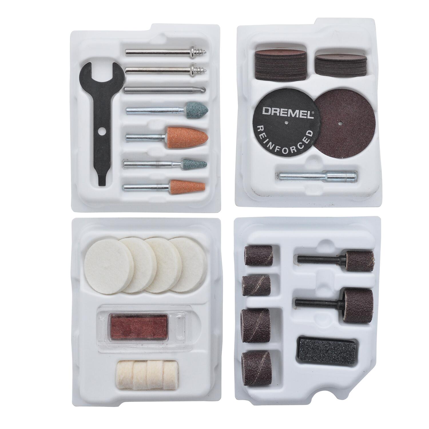 Kit para Mini Retifica com 110 Peças de uso Geral 709 Dremel - Imagem 5
