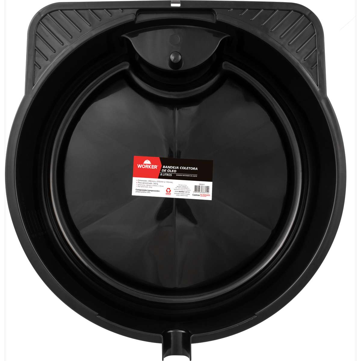 Bandeja Coletora de Óleo 8L Worker