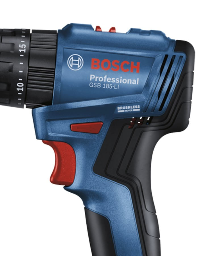 Furadeira Parafusadeira Impacto 18V GSB185LI-2BX Sem Fio 2 baterias 23 AC Bosch - Imagem 12
