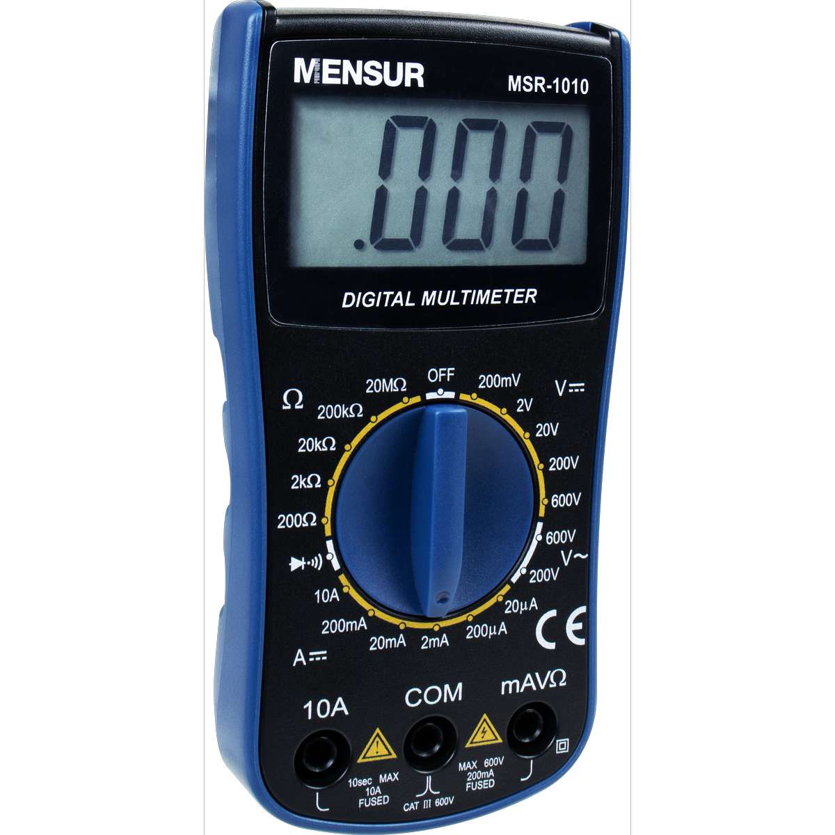 Multímetro Digital CAT II 600V MSR-1010 Mensur - Imagem 2