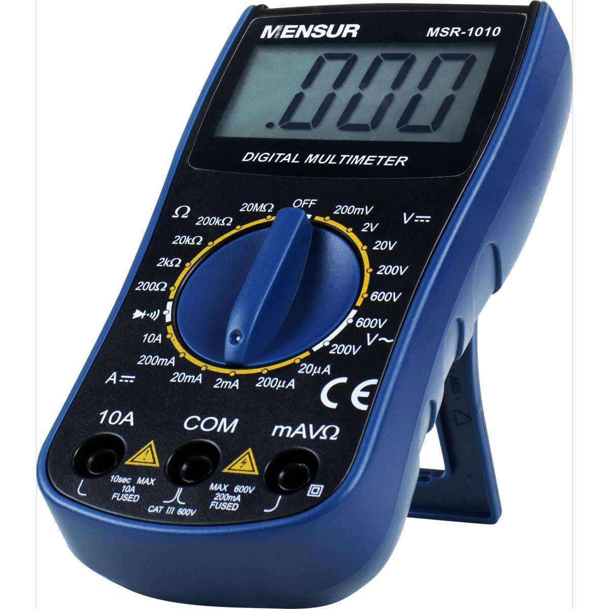 Multímetro Digital CAT II 600V MSR-1010 Mensur - Imagem 3