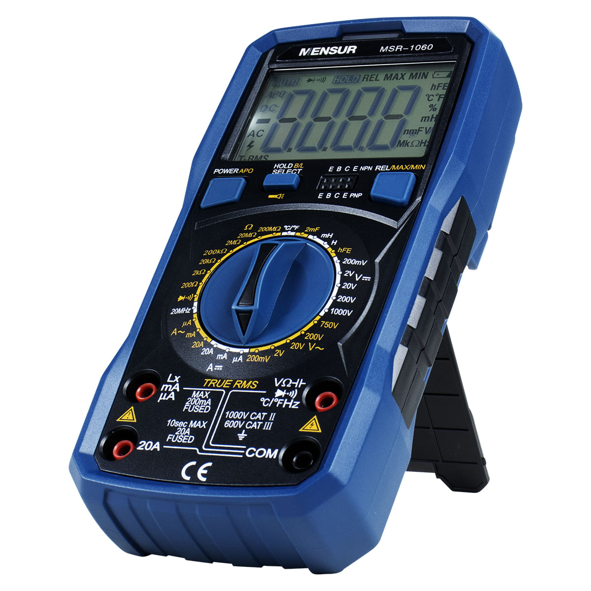 Multímetro Digital Com Indutância MSR-1060 Mensur - Imagem 2