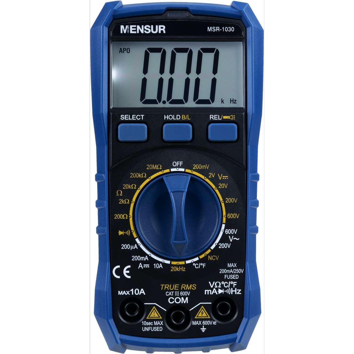 Multímetro Digital True RMS MRS-1030 Mensur