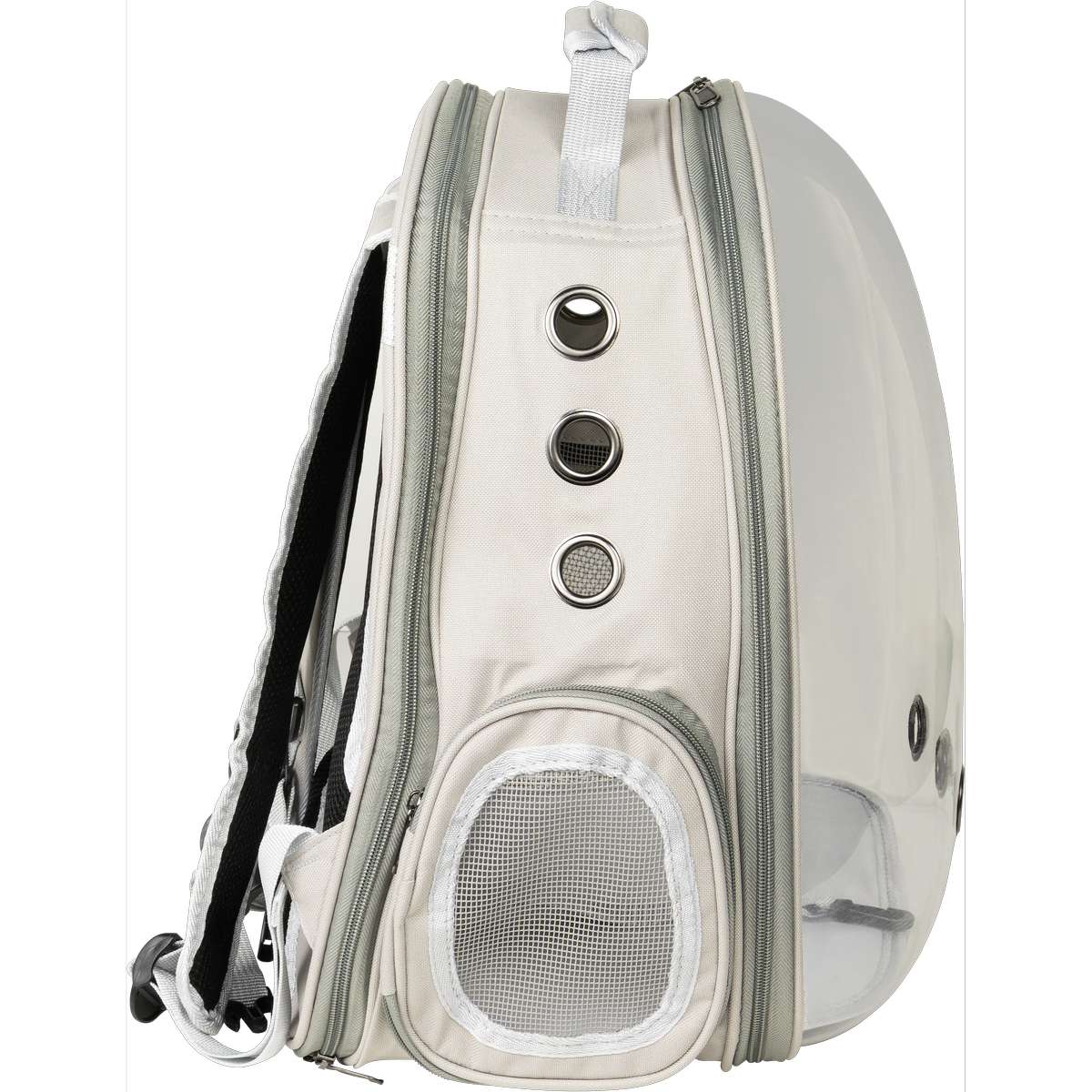 Bolsa Transporte Pet Cinza 31X42X29CM Kala - Imagem 4