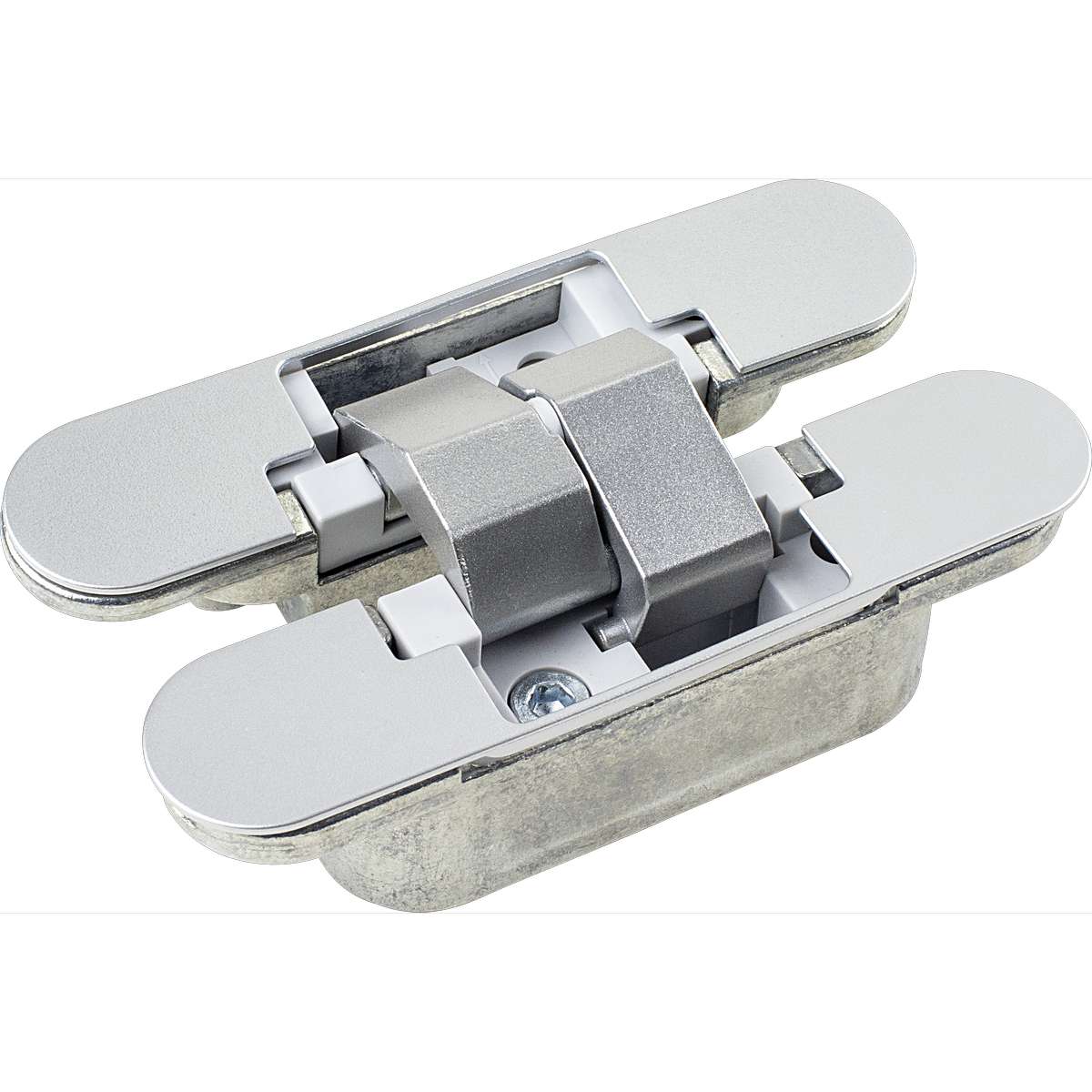 Dobradiça Invisível Oculta 3D Prata Kala