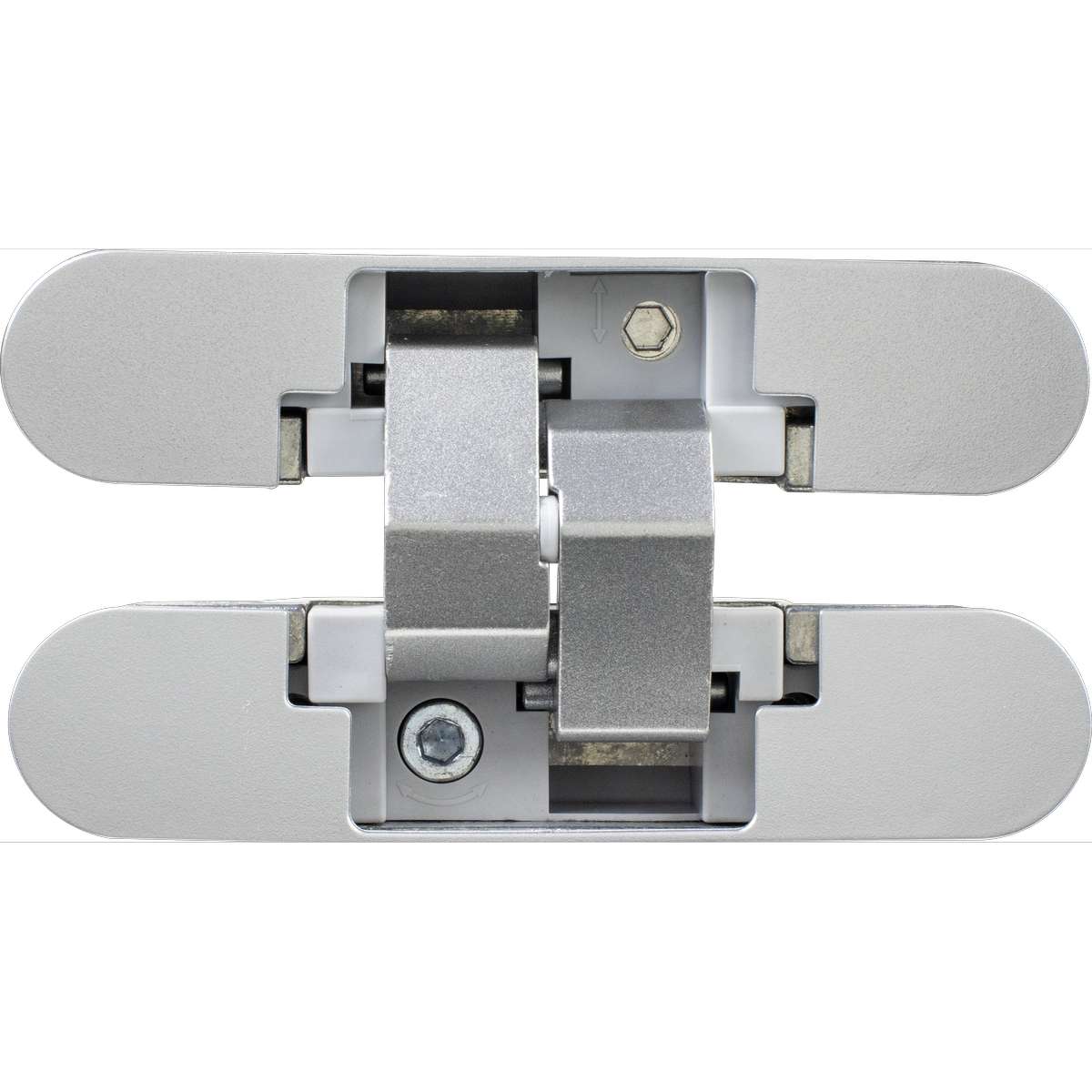 Dobradiça Invisível Oculta 3D Prata Kala - Imagem 4