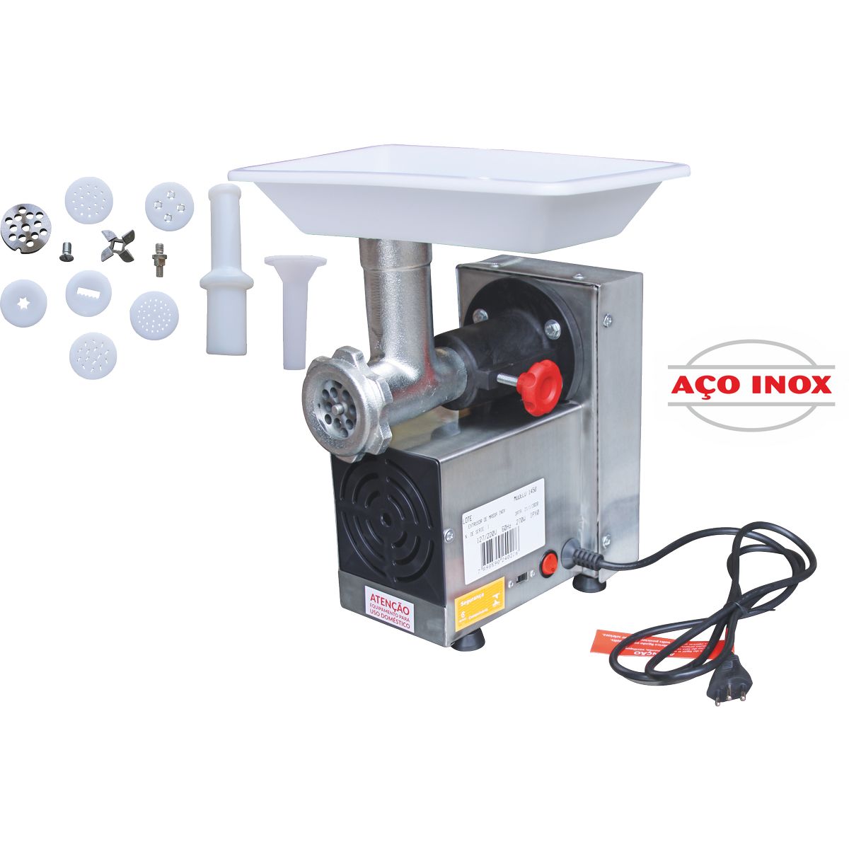 Extrusor e Moedor com Bocal 7 - 1/3Cv Bigolar