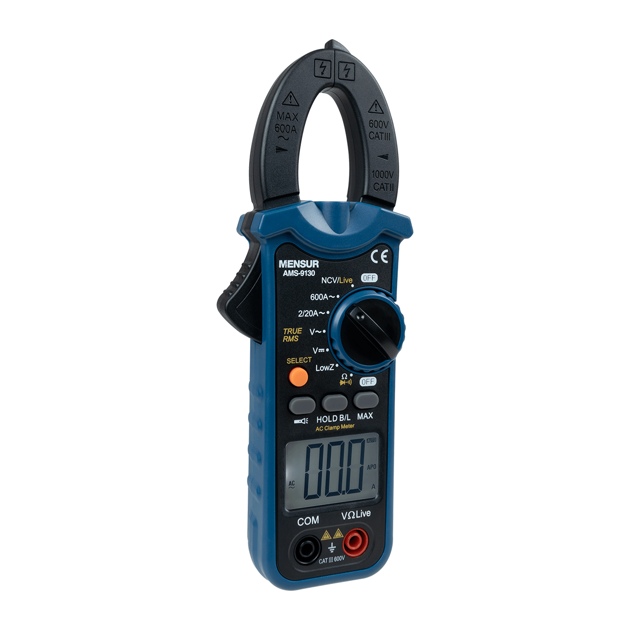 Alicate Amperímetro Digital TRUE RMS AMS-9130 Mensur - Imagem 2