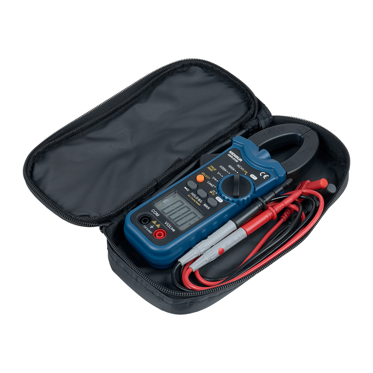 Alicate Amperímetro Digital TRUE RMS AMS-9130 Mensur - Imagem 4