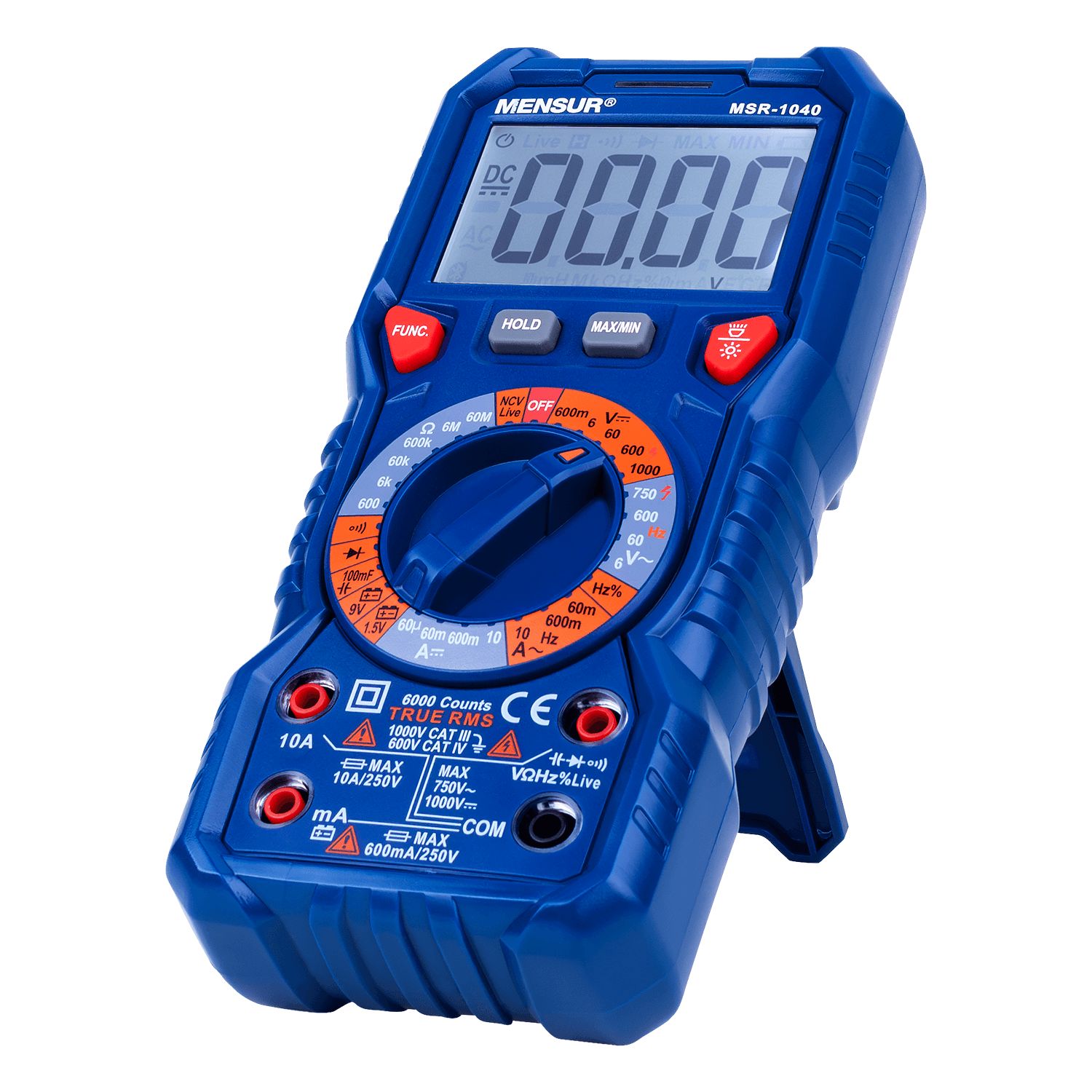 Multímetro Digital Display 6000 Contagens Mensur - Imagem 3