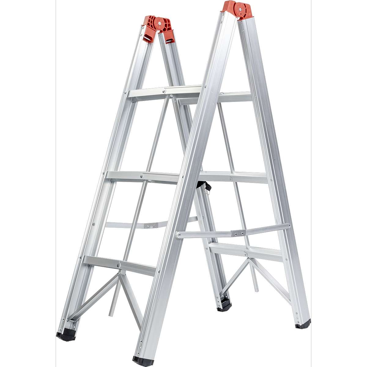 Escada Alumínio Dobrável 03 Degraus Worker