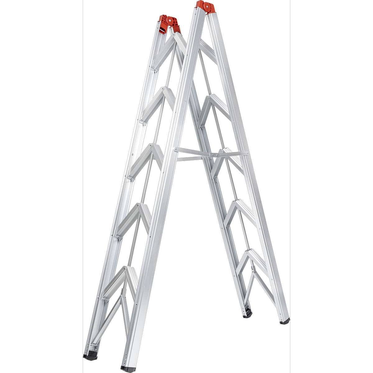 Escada Dobrável de Alumínio 1,71m com 5 Degraus Worker - Imagem 2