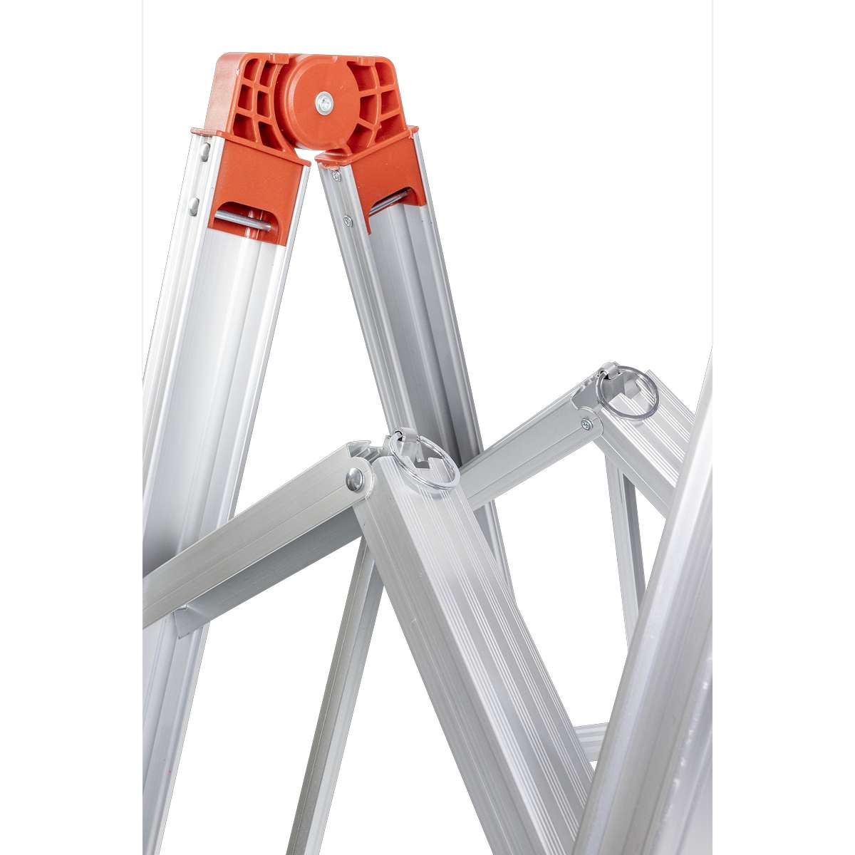 Escada Dobrável de Alumínio 1,71m com 5 Degraus Worker - Imagem 6