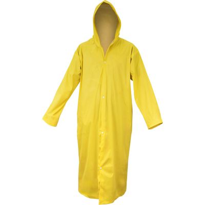 Capa de Chuva PVC Tamanho XG Amarela Forro Worker