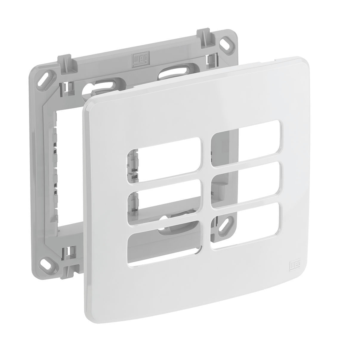 Placa 4X4 + Suporte 6P BR Composé Weg