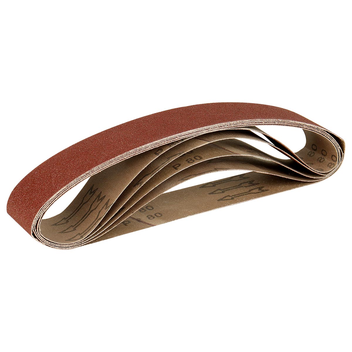 Cinta de Lixa Grão 80 50 x 686 mm 5 peças Woker - Imagem 3