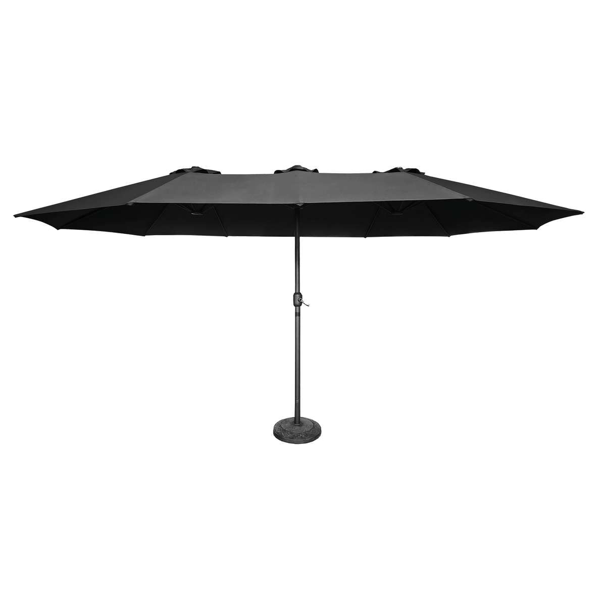 Ombrelone Modelo Retangular Duplo 4,5m Preto Kala