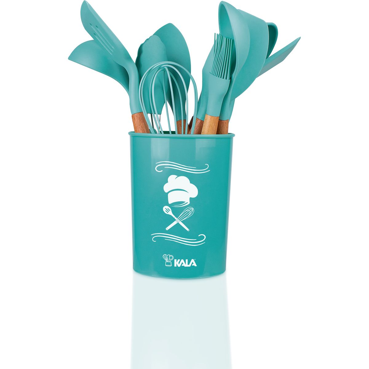 Kit Cozinha Ballagi 12 Peças Verde Kala