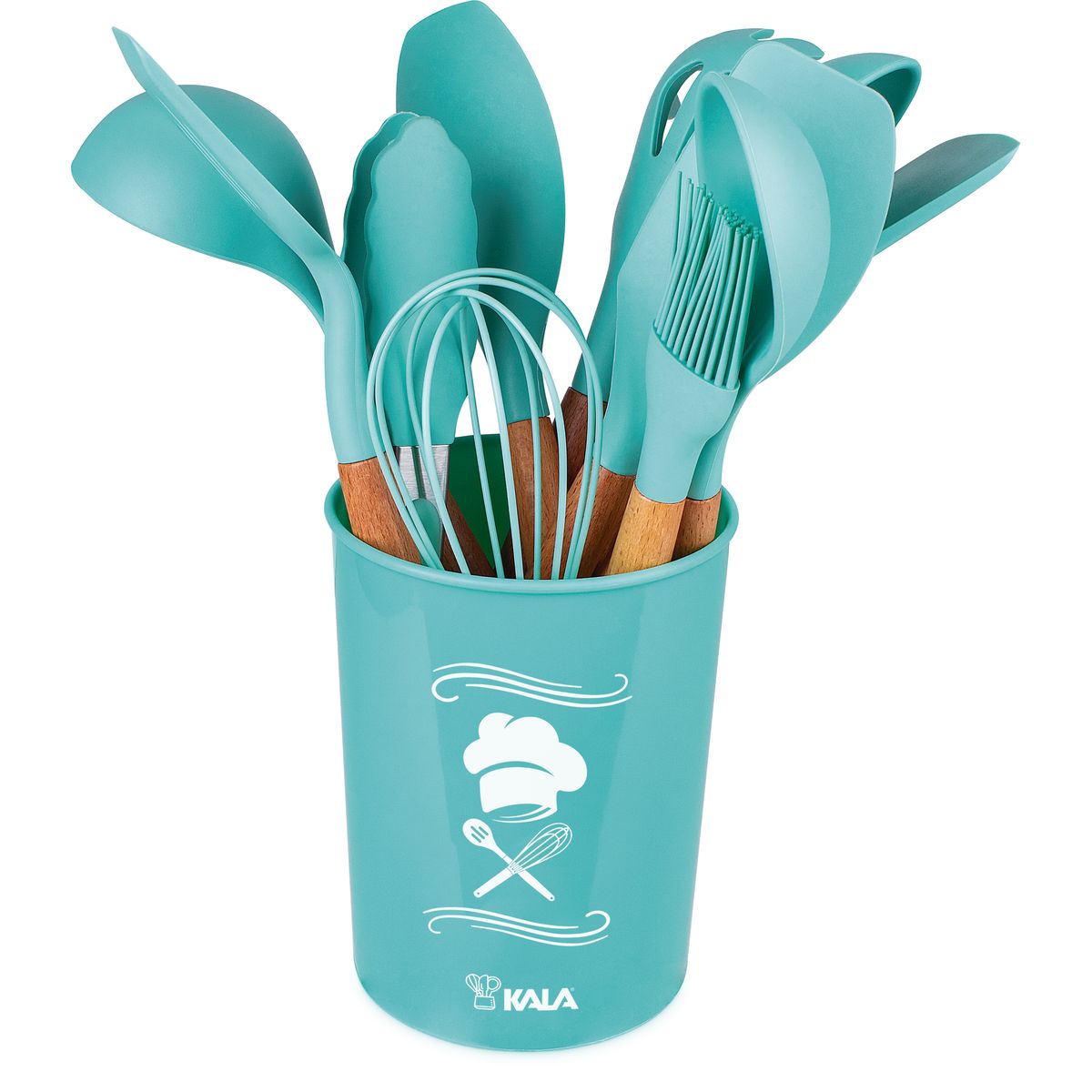 Kit Cozinha Ballagi 12 Peças Verde Kala - Imagem 2