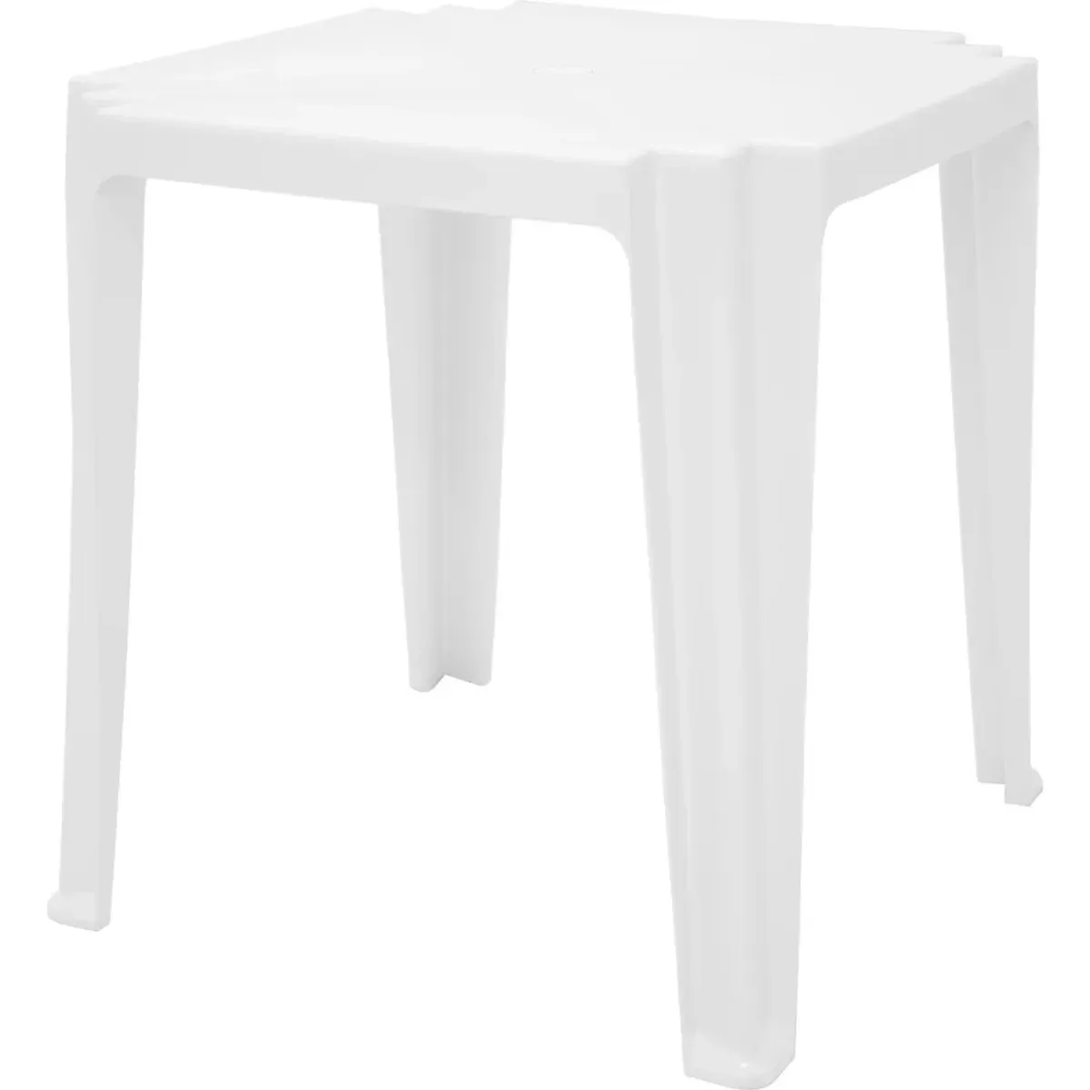 Mesa Quadrada Plástica Branca 70x70x72cm Tramontina