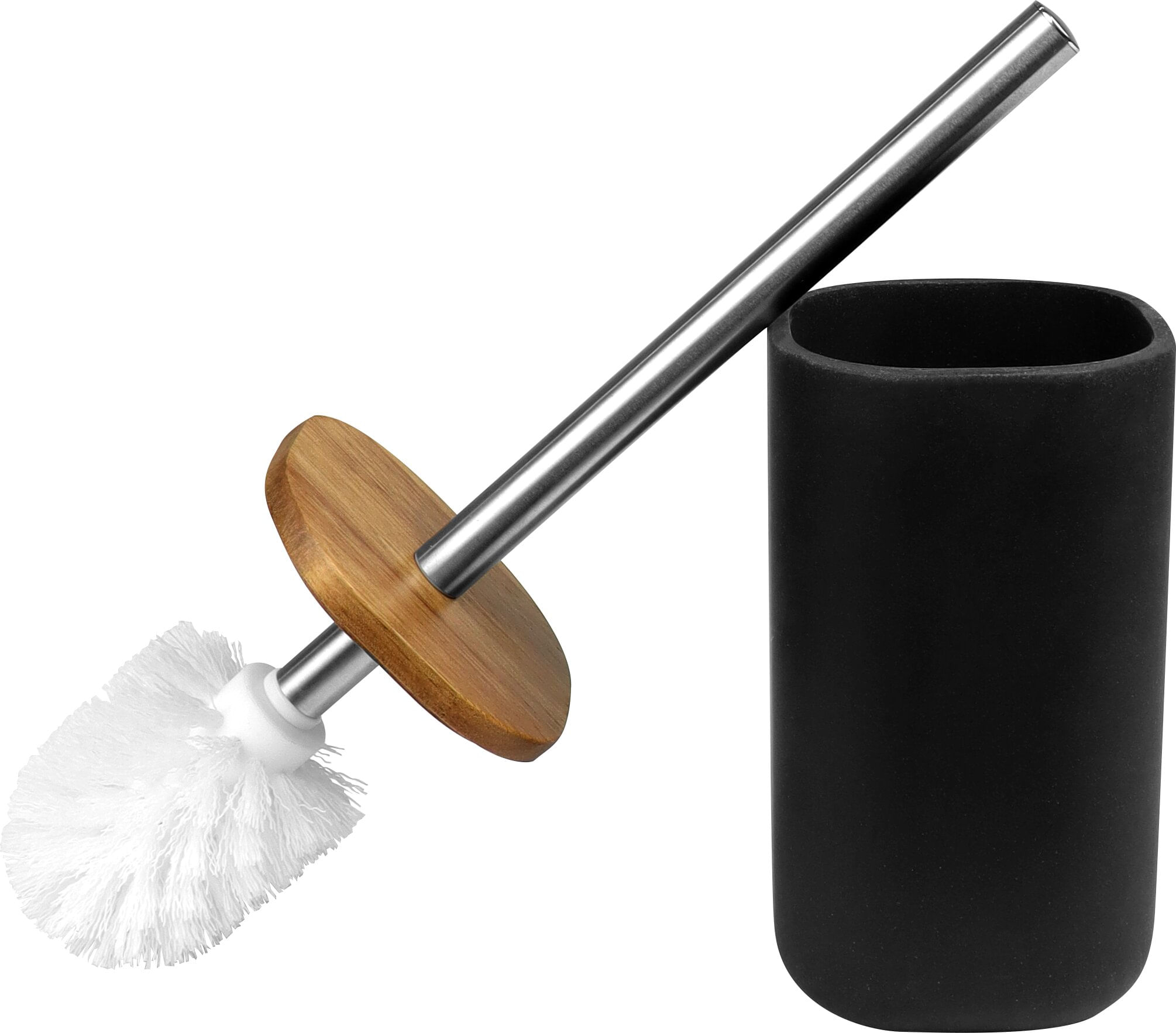 Escova Sanitária Redondo Madeira Preto Kala