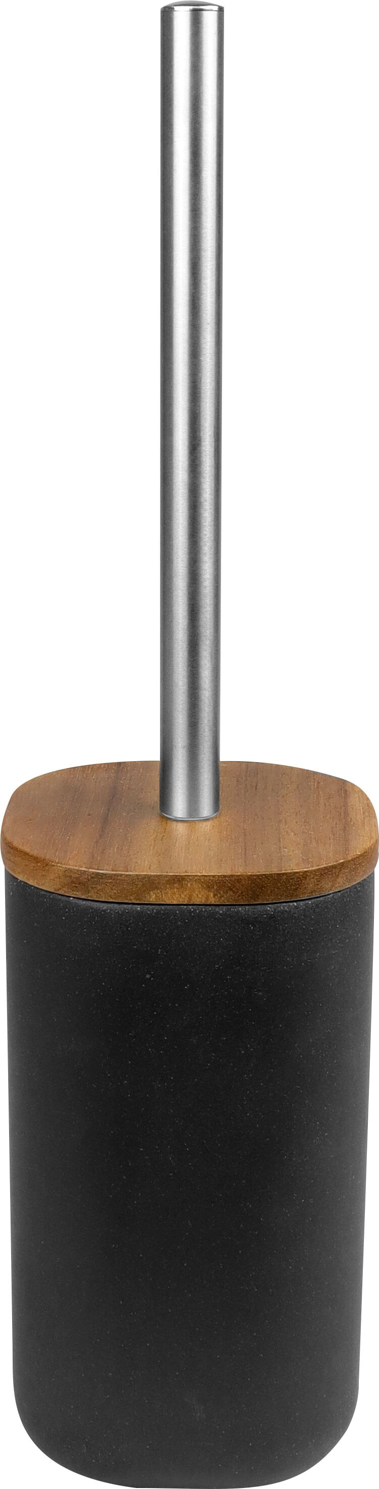 Escova Sanitária Redondo Madeira Preto Kala - Imagem 2