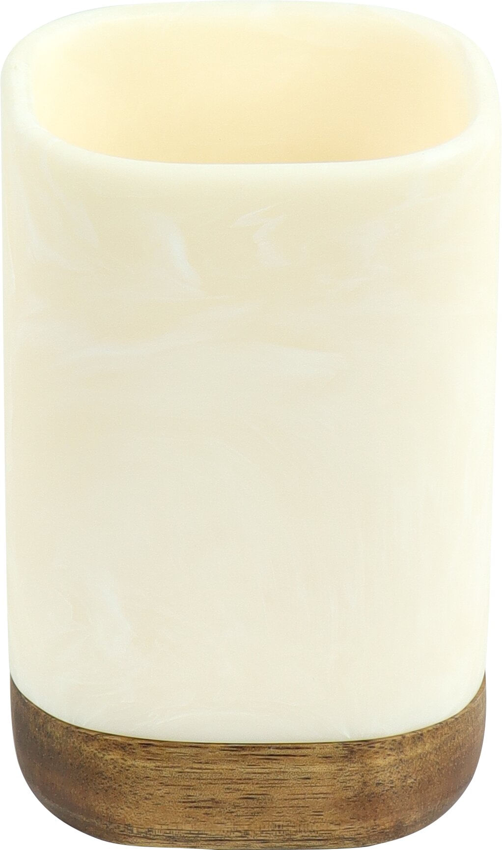 Porta Escova de Dentes em Plástico Branco Kala