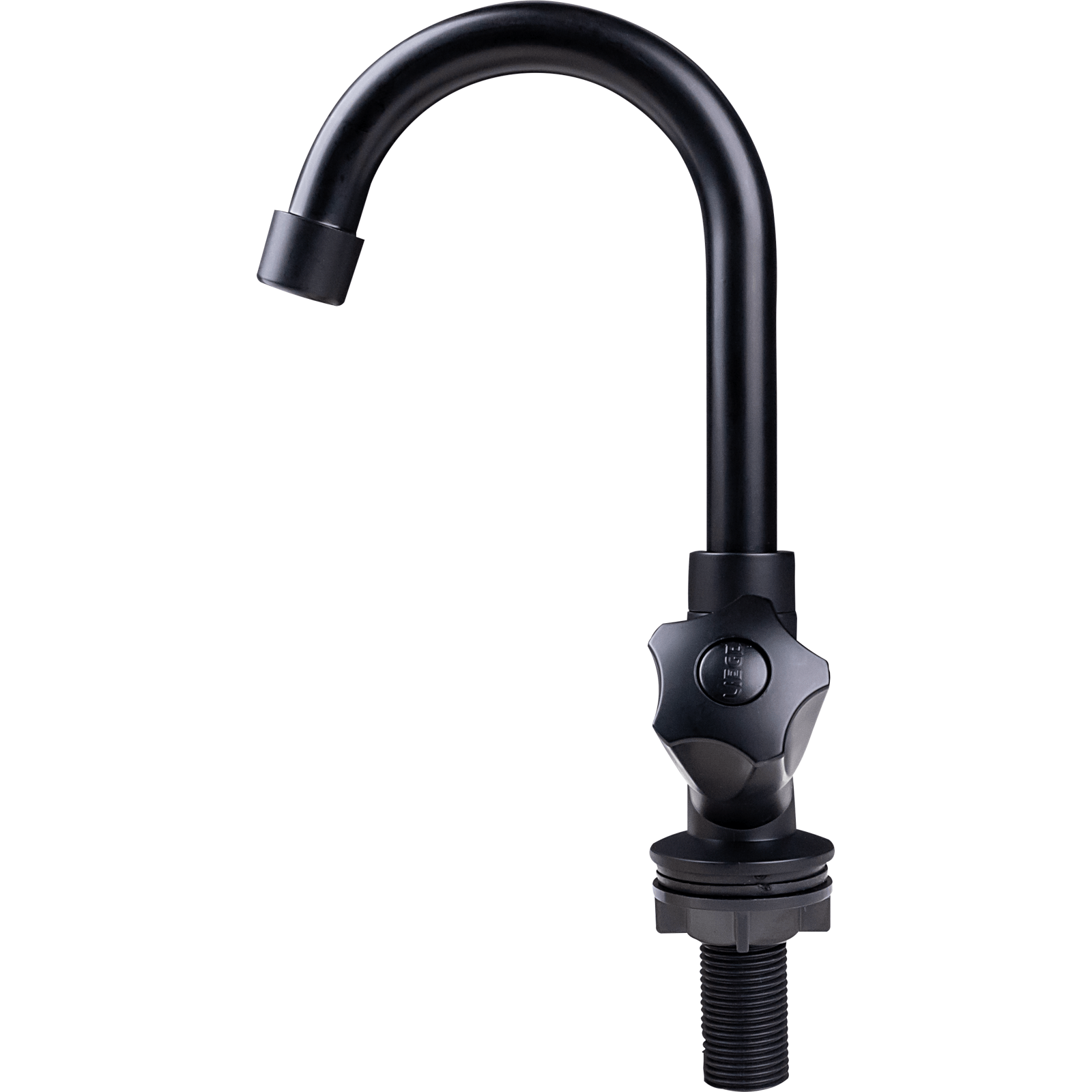 Torneira Lavatório 1/4" Giratório ABS Preto C50 Liege