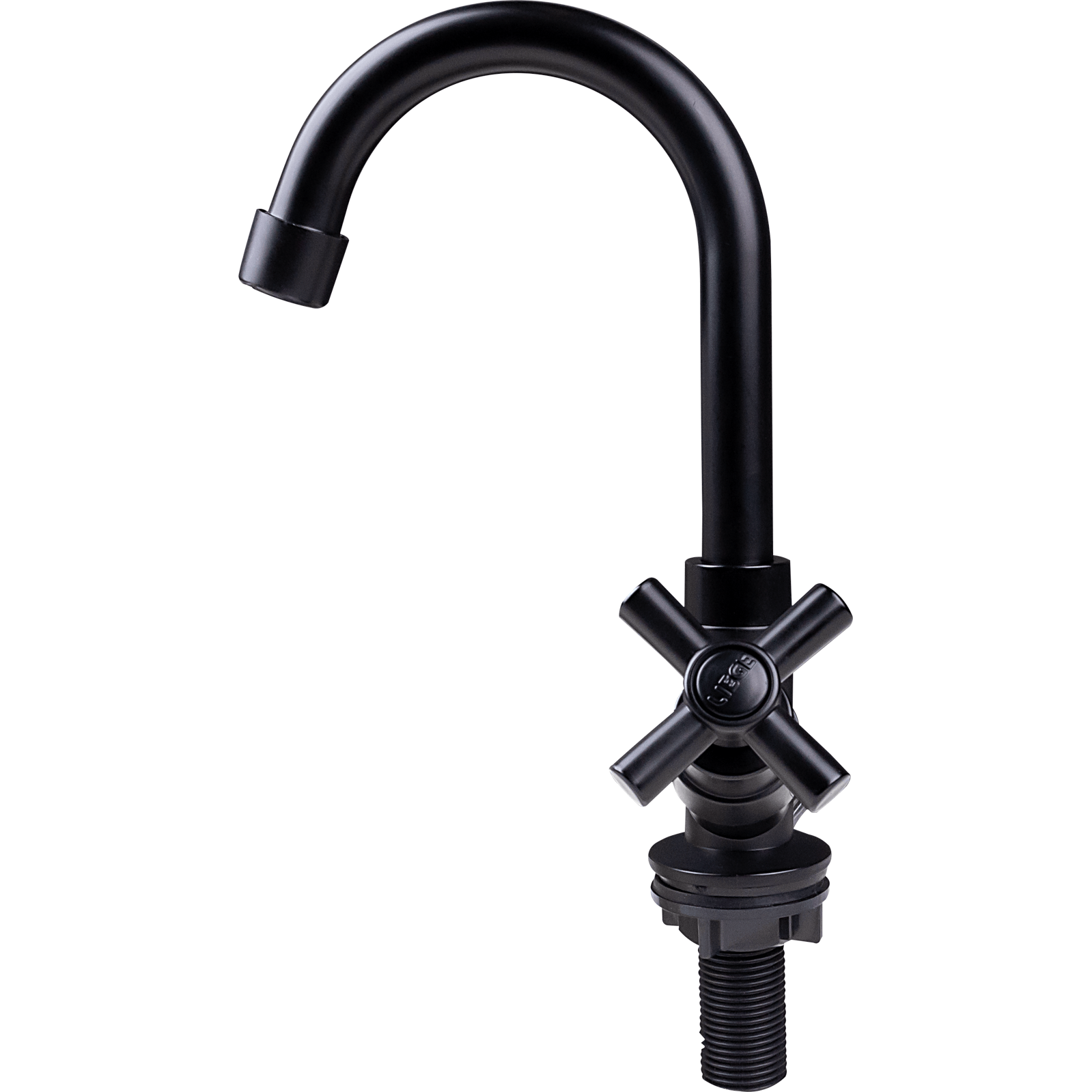 Torneira Lavatório 1/4" Giratório ABS Preta C66 - Liege