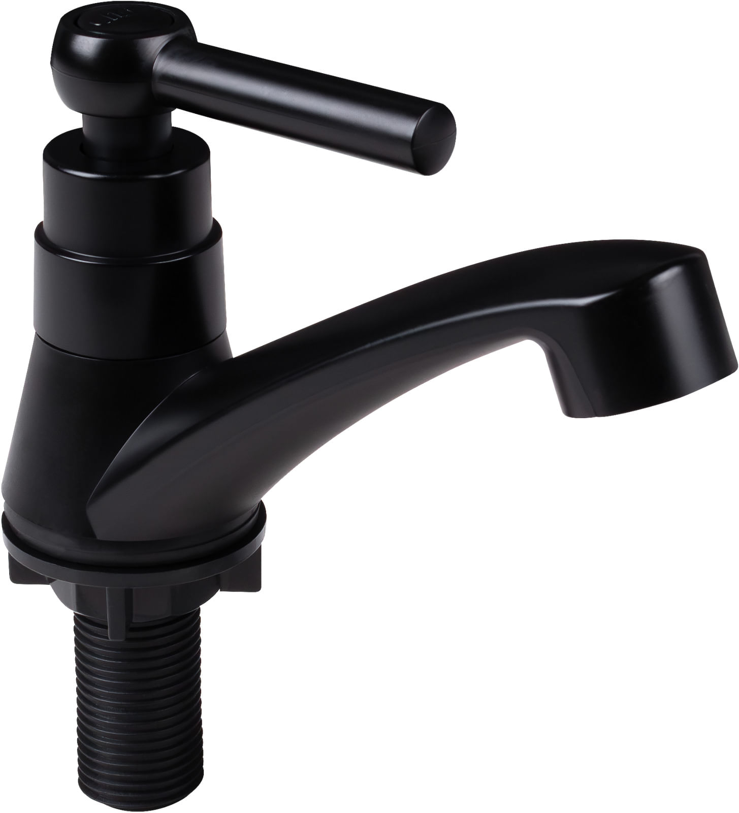 Torneira Lavatório Fixa 1/4" ABS Preto C60 - Liege - Imagem 2