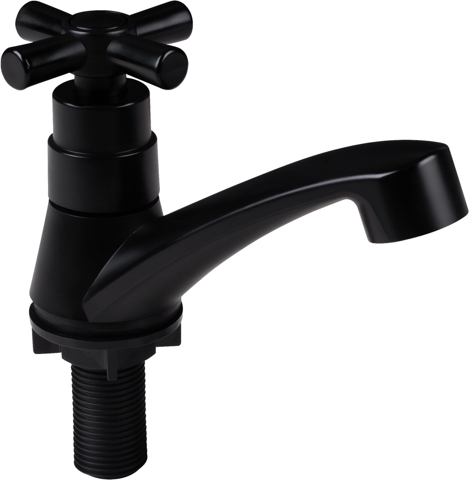 Torneira Lavatório Fixa 1/4" Abs Preto C66 Liege - Imagem 2