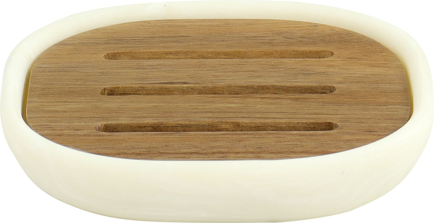 Saboneteira em Plástico Branco Kala