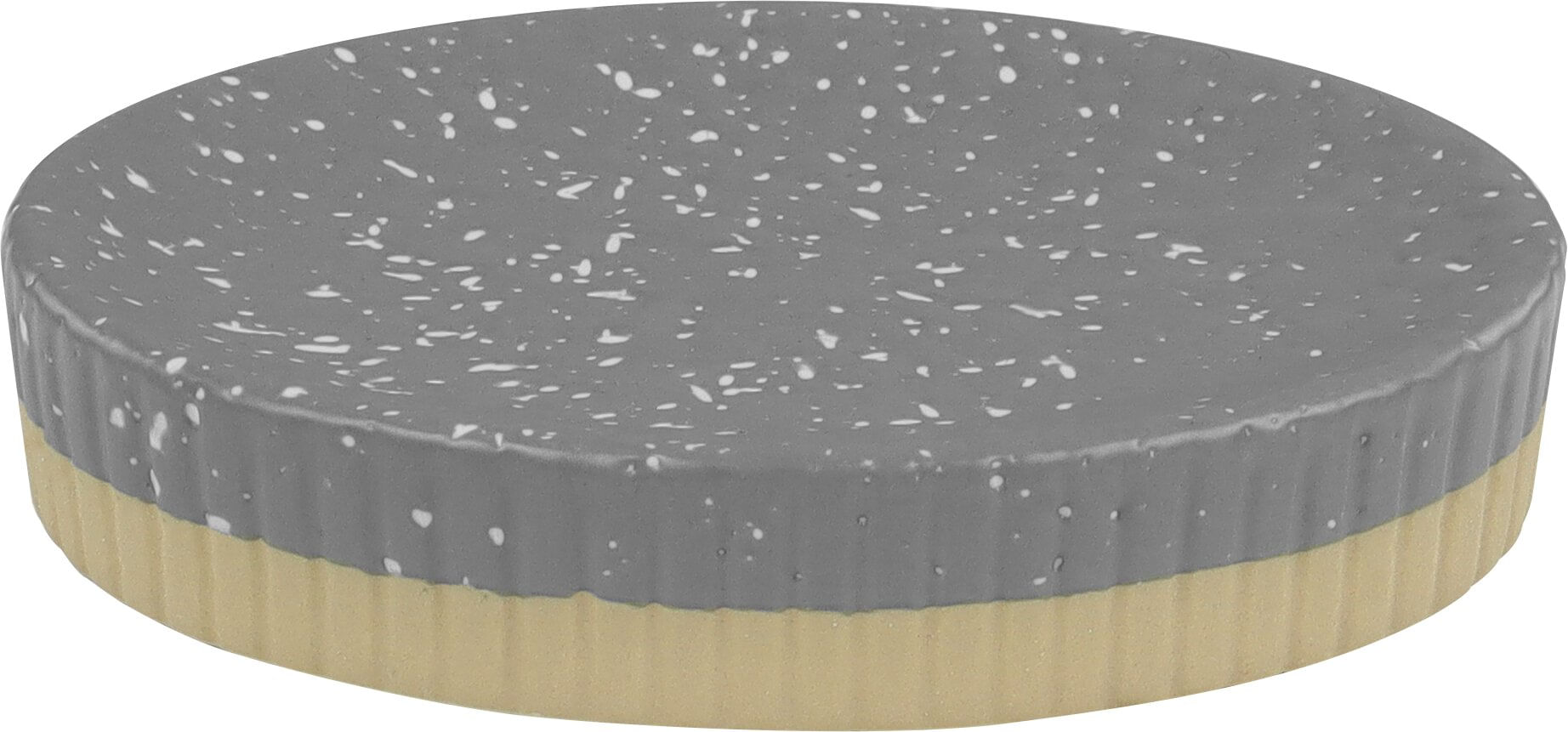 Saboneteira em Cerâmica Cinza Kala